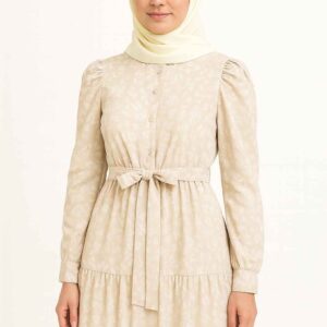 Islamic Women's Beige Dress